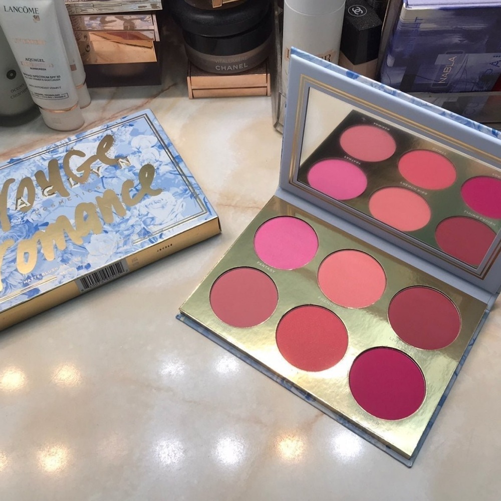 Jaclyn Cosmetics ~ ‘ROUGE AFFAIR’ Matte Blush Palette w/ Box ~ Full Size 28.8 g - Picture 2 of 16